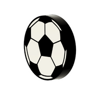 Soccer Ball Light Wall / Desktop - 3D Print File - Digital File Digital My Custom Designs 3MF - ZIP