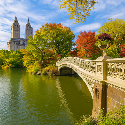 Bow Bridge - Central Park - New York United States - Rendered - Digital File