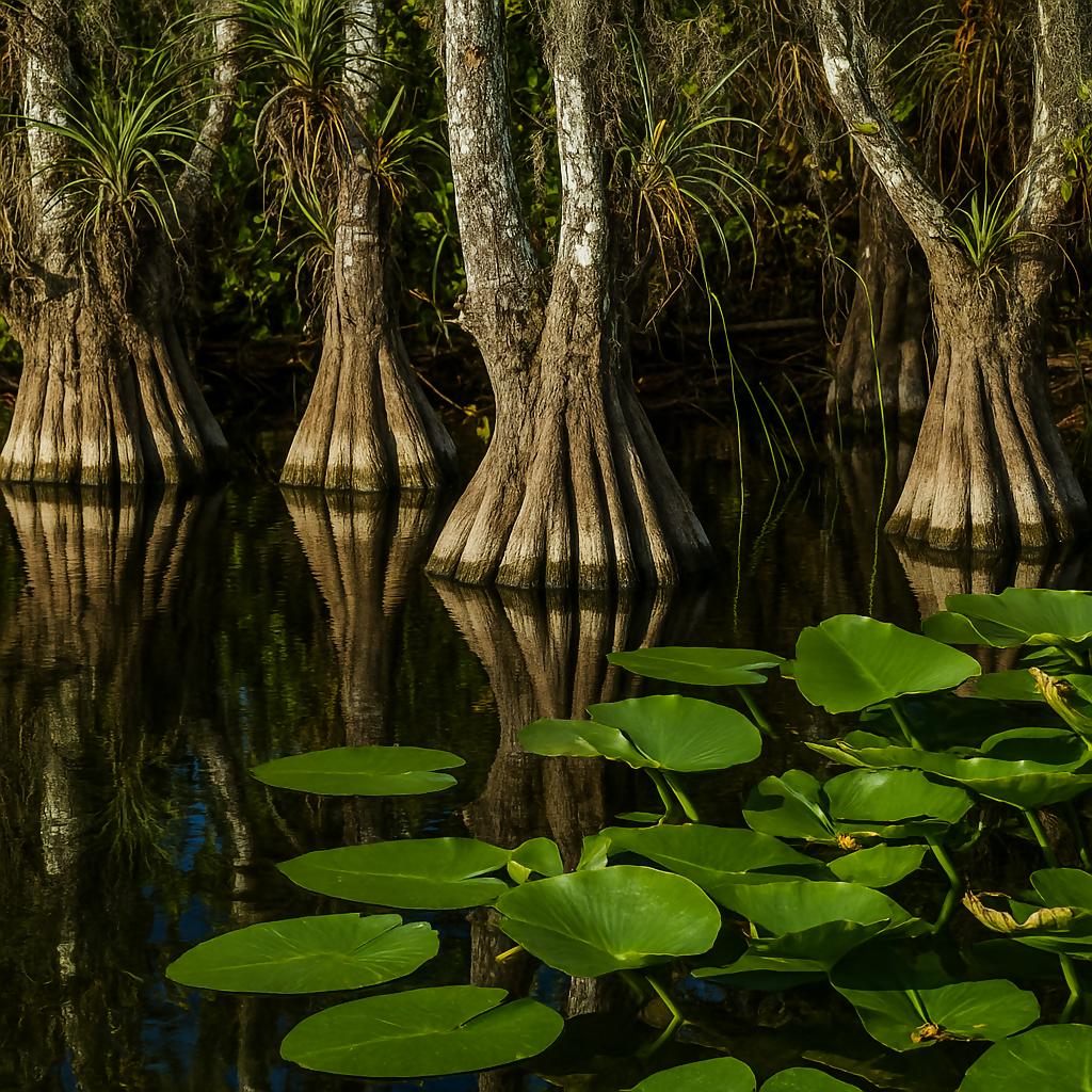Bald Cypress Trees - Everglades National Park - Florida United States - Rendered - Digital File Digital My Custom Designs PDF