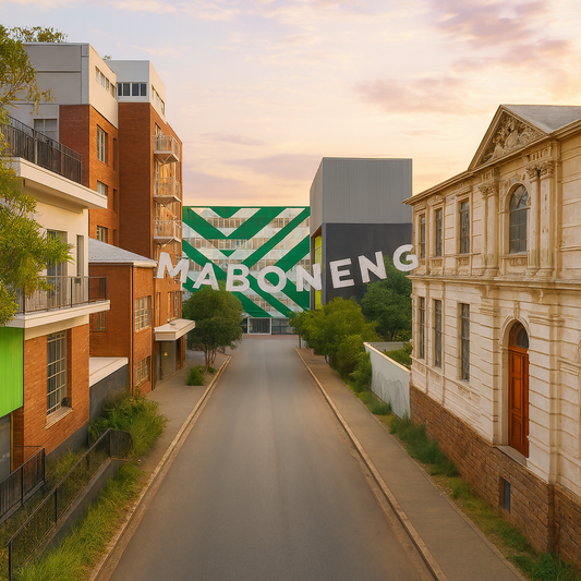 Maboneng Precint - Johannesburg South Africa - Africa - Rendered - Digital File Digital My Custom Designs PDF