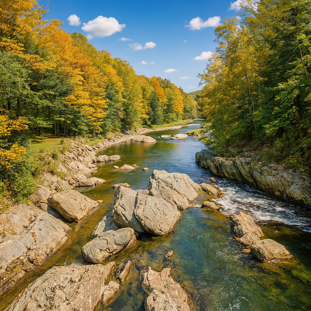 Mad River - Mad River Valley - Vermont United States - Rendered - Digital File Digital My Custom Designs PDF
