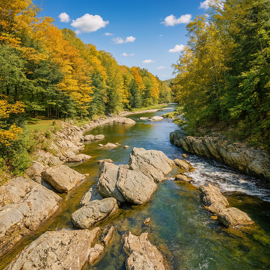 Mad River - Mad River Valley - Vermont United States - Rendered - Digital File Digital My Custom Designs PDF