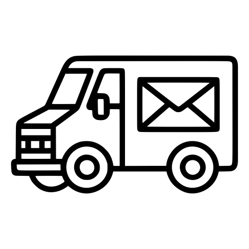 Mail Truck - Digital File - XCS Friendly Digital My Custom Designs PDF