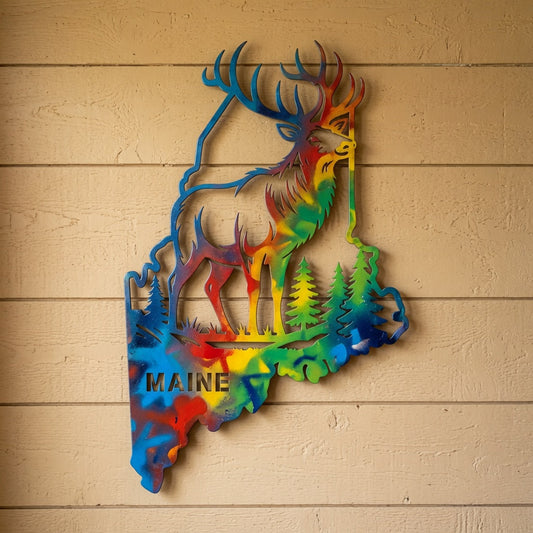 Maine - Wall / Home Decor - State Outline - United States - Digital File - ZIP File - Digital