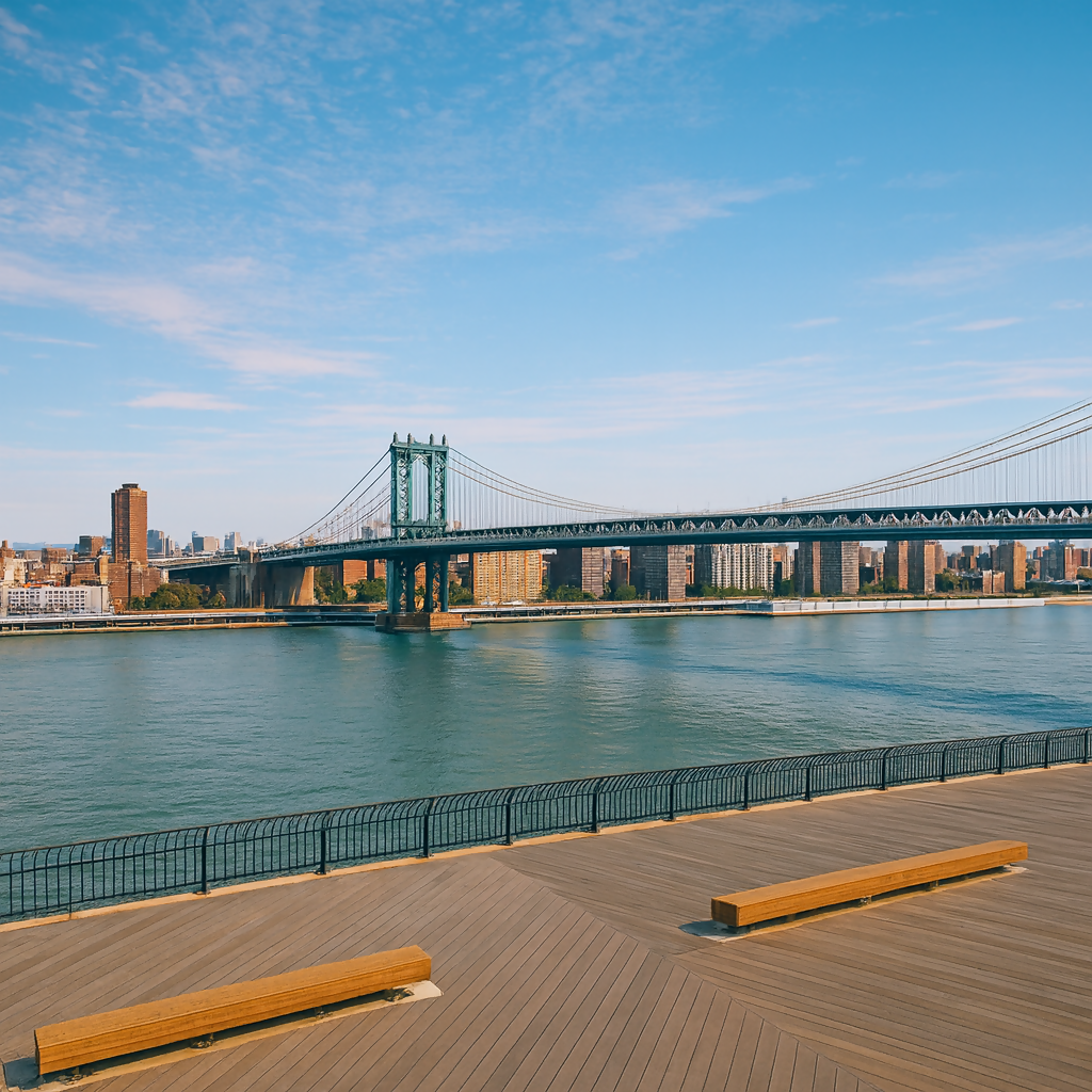 Manhattan Bridge - New York United States - Rendered - Digital File Digital My Custom Designs PDF
