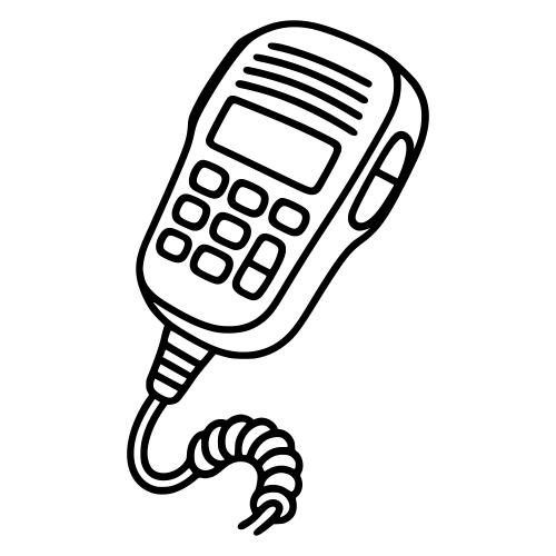Marine Radio Handset - Digital File - XCS Friendly Digital My Custom Designs PDF