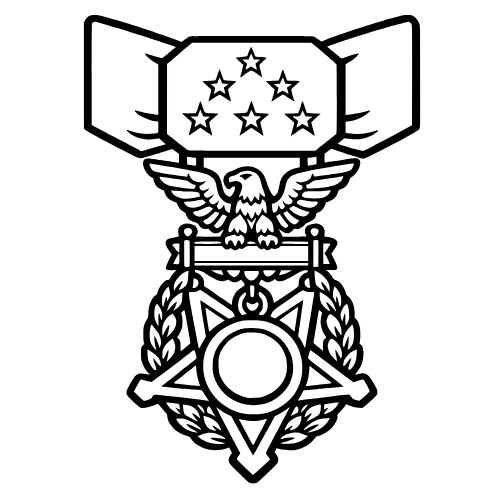 Medal of Honor Outline - Digital File - XCS Friendly Digital My Custom Designs PDF