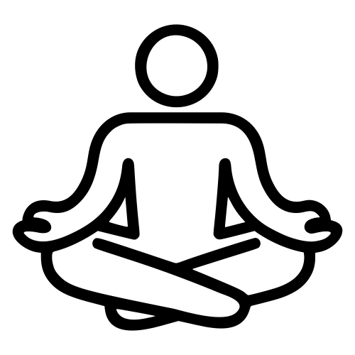 Meditation Icon - Digital File - XCS Friendly Digital My Custom Designs PDF
