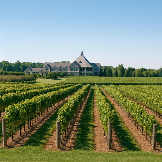 Vineyard in Niagara-on-the-Lake - Ontario Canada - Rendered - Digital File Digital My Custom Designs PDF