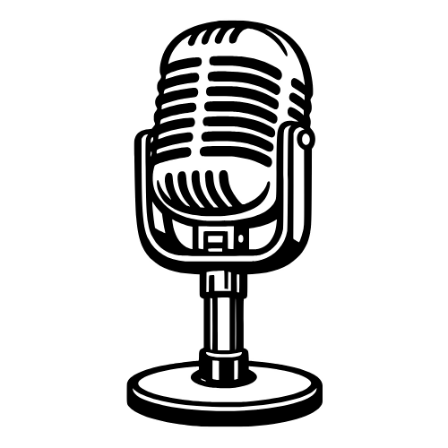Microphone Sketch - Vector Graphics - Digital File Digital My Custom Designs PDF