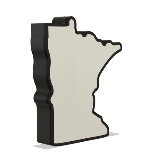 Minnesota Wall Lightbox - United States - 3D Print Product My Custom Designs