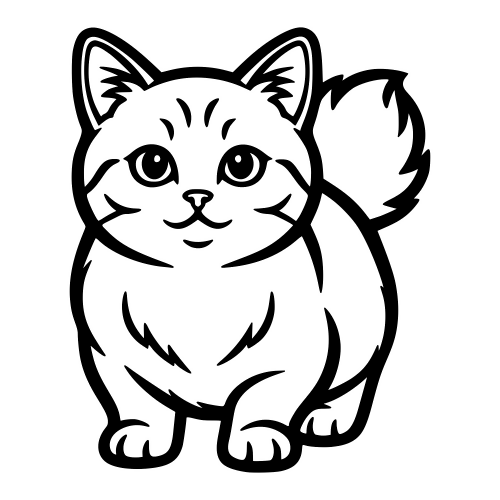 Minuet Napoleon Cat - Digital File - XCS Friendly Digital My Custom Designs PDF