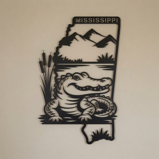 Mississippi - Wall / Home Decor - State Outline - United States - Digital File - ZIP File - Digital