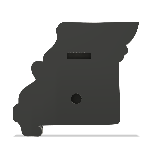 Missouri Wall Lightbox - United States - 3D Print Product My Custom Designs