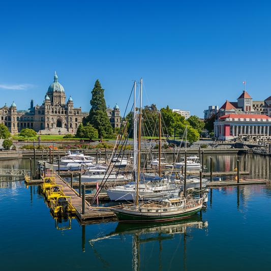 Inner Harbour in Victoria - British Columbia Canada - Rendered - Digital File Digital My Custom Designs PDF