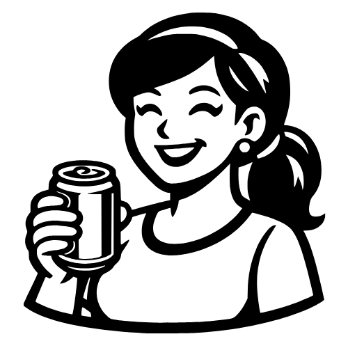Mom with Soda Can - Digital File - XCS Friendly Digital My Custom Designs PDF