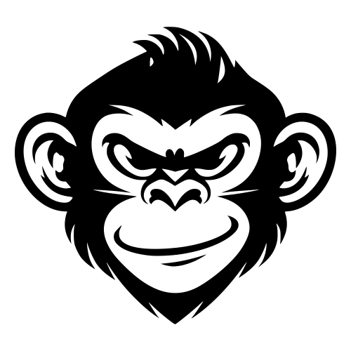 Monkey Face - Digital File - XCS Friendly Digital My Custom Designs PDF