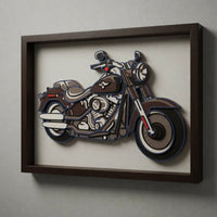 Motorcycle - Layered Line Designs - Vehicle - Nature - Digital File Digital My Custom Designs