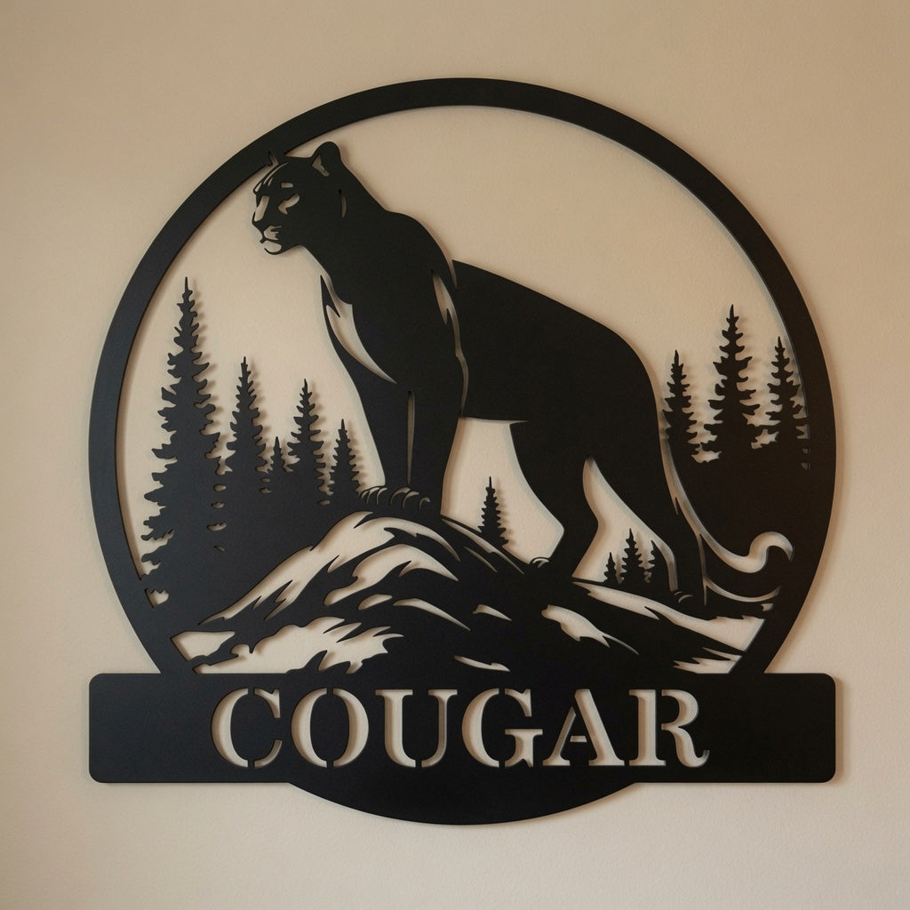 Mountain Lion - Wall / Home Decor - Digital File - ZIP File - Digital