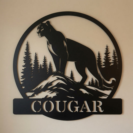 Mountain Lion - Wall / Home Decor - Digital File - ZIP File - Digital