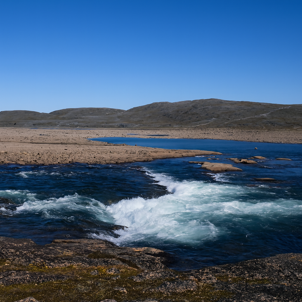 Sylvia Grinnell Territorial Park - Nunavut Canada - Rendered - Digital File Digital My Custom Designs PDF