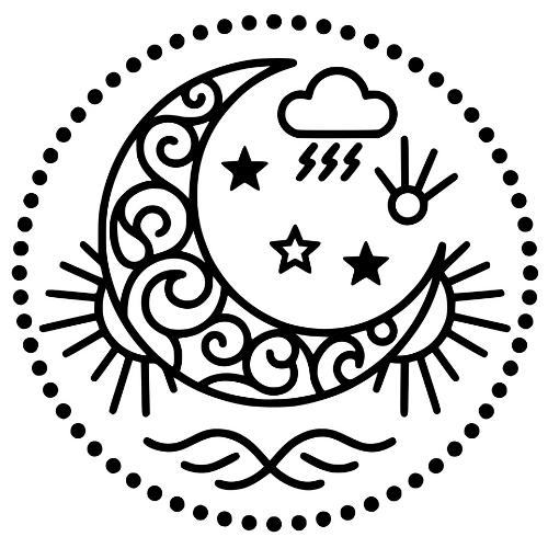 Mystic Moon Design - Digital File - XCS Friendly Digital My Custom Designs SVG