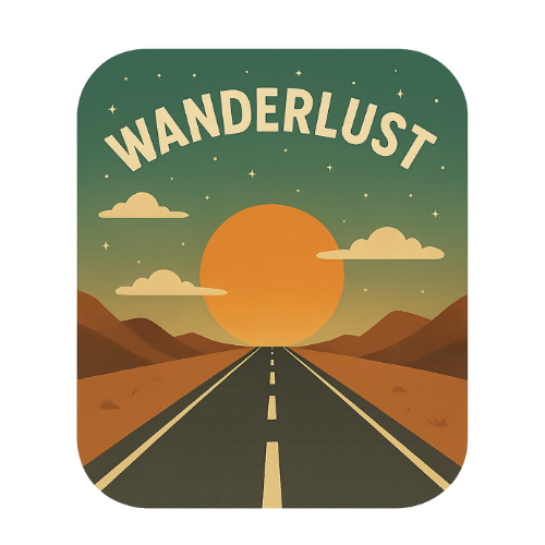 Motivational Lifestyle Wanderlust - T Shirt Design - Digital File Digital My Custom Designs 300 DPI PNG