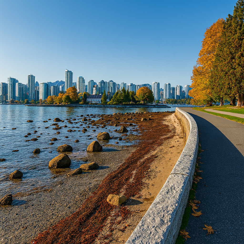 Stanley Park - Vancouver - British Columbia Canada - Rendered - Digital File Digital My Custom Designs PDF