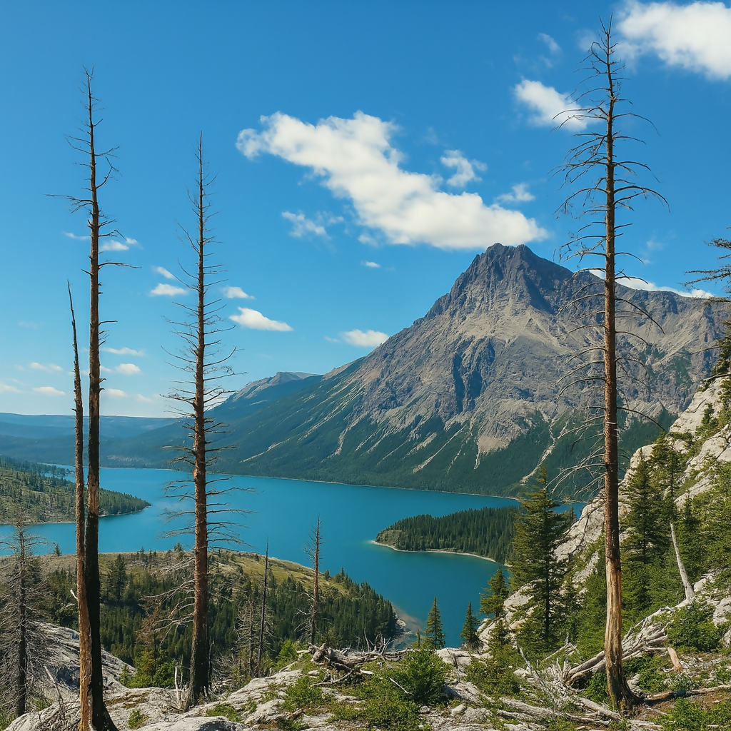 Waterton Lakes National Park - Alberta Canada - Rendered - Digital File Digital My Custom Designs PDF