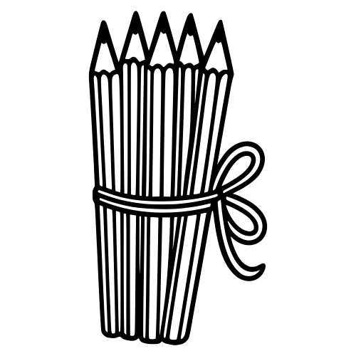 Pencil Bundle - Digital File - XCS Friendly Digital My Custom Designs PDF