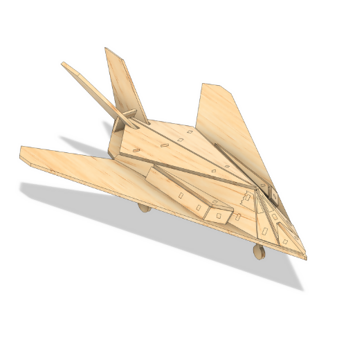 F-117 - Layered Puzzles and Projects - Digital File Digital My Custom Designs
