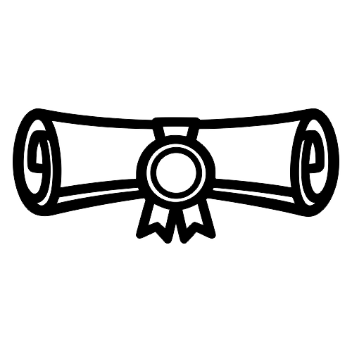 Diploma Scroll with Ribbon Seal - Vector Graphics - Digital File Digital My Custom Designs PDF