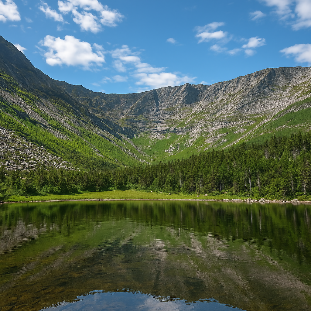Chimney Pond - Baxter State Park - Maine United States - Rendered - Digital File Digital My Custom Designs PDF