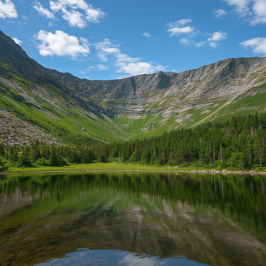Chimney Pond - Baxter State Park - Maine United States - Rendered - Digital File Digital My Custom Designs PDF