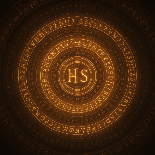 Fantasy and Myth - Infinite Spell Circle Sigils With Glowing Letters - Pattern - Digital File Digital My Custom Designs PDF