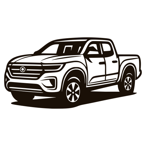 Pickup Truck Modern - Digital File - XCS Friendly Digital My Custom Designs