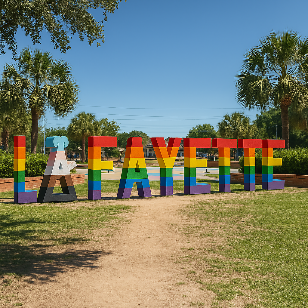 Parc Sans Souci - Lafayette Cajun Country - Louisiana United States - Rendered - Digital File Digital My Custom Designs PDF