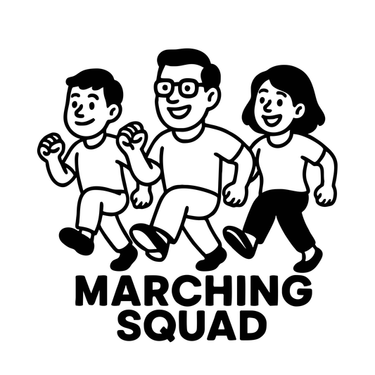 Marching Squad - Digital File - XCS Friendly Digital My Custom Designs PNG
