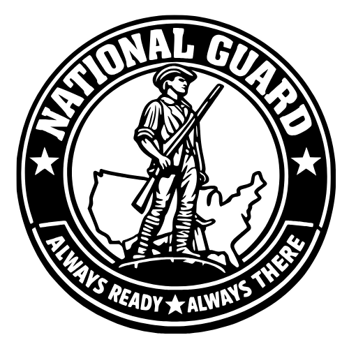 National Guard Badge - Digital File - XCS Friendly Digital My Custom Designs PDF