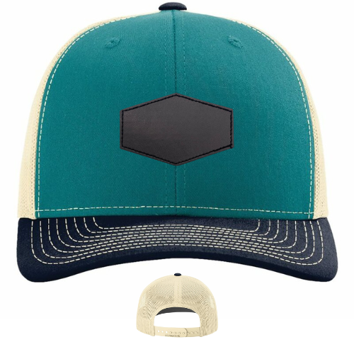 Classic Ball Cap with Customized Hexagon Patch