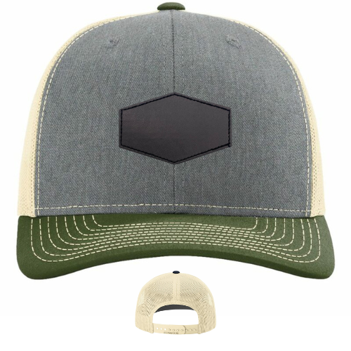 Classic Ball Cap with Customized Hexagon Patch