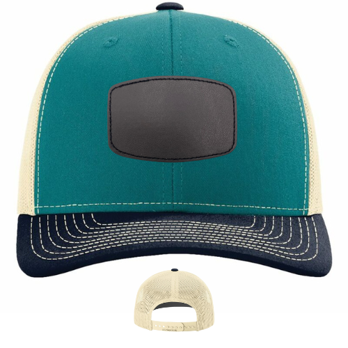 Classic Ball Cap with Customized Curved Rectangle Patch