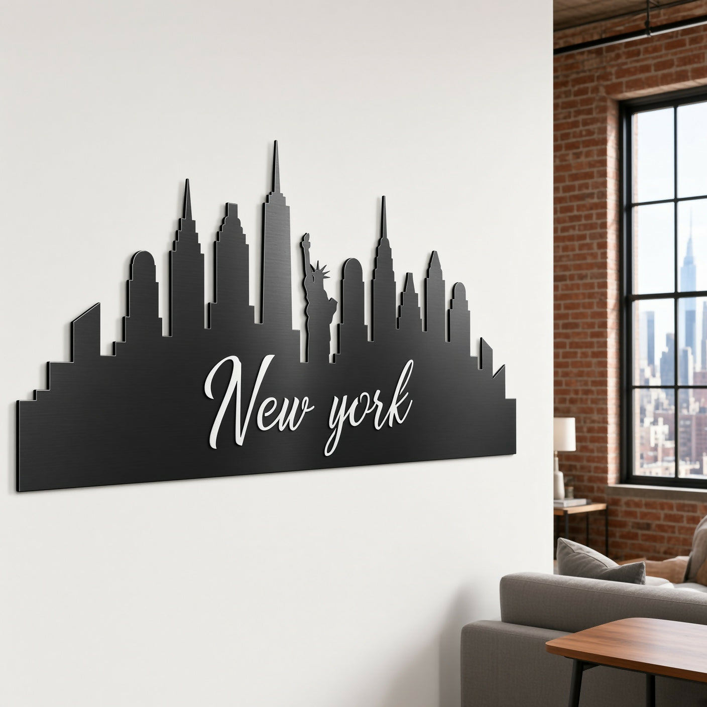 New York Skyline - Wall / Home Decor - Single Layer - Digital File - ZIP File - Digital
