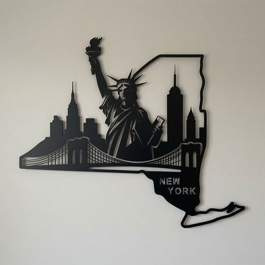 New York - Wall / Home Decor - State Outline - United States - Digital File - ZIP File - Digital