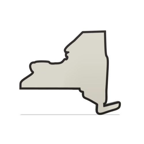 New York Wall Lightbox - United States - 3D Print File - Digital File Digital My Custom Designs