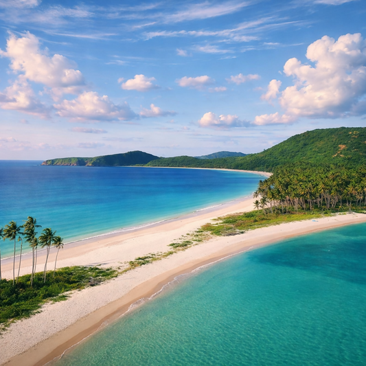 Nacpan Beach El Nido - Palawan Philippines - Asia - Rendered - Digital File Digital My Custom Designs PDF