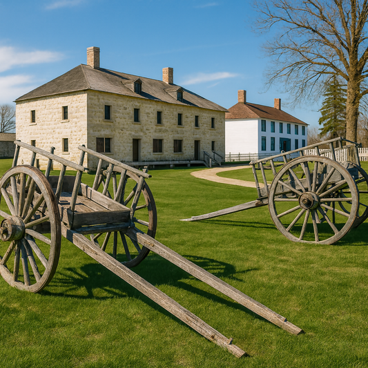 The Stone Fort - Lower Fort Garry National Historic Site - Manitoba Canada - Rendered - Digital File Digital My Custom Designs PDF