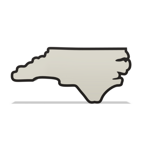 North Carolina Wall Lightbox - United States - 3D Print File - Digital File Digital My Custom Designs ZIP File