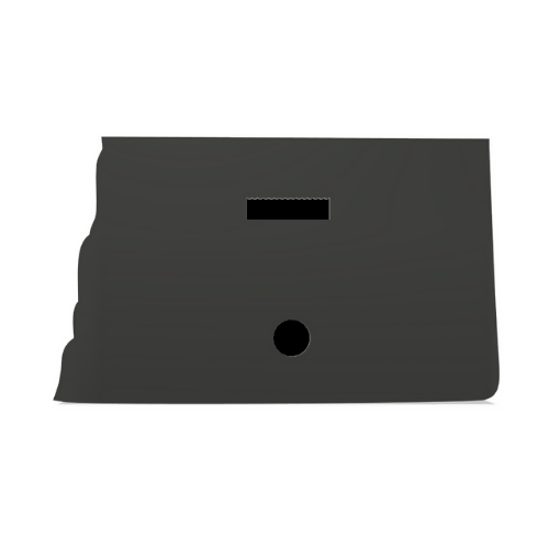 North Dakota Wall Lightbox - United States - 3D Print File - Digital File Digital My Custom Designs