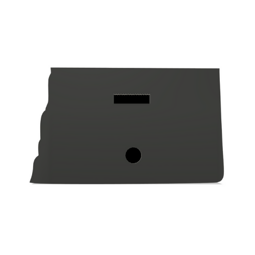 North Dakota Wall Lightbox - United States - 3D Print File - Digital File Digital My Custom Designs